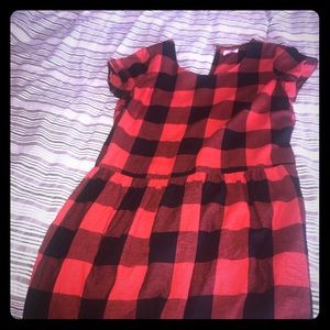Medium buffalo plaid old navy dress